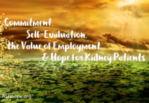 Value of employment for kidney patients