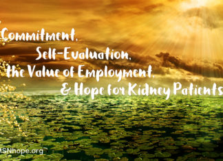 Value of employment for kidney patients