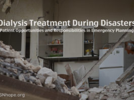Dialysis Treatment Emergency Planning for Disasters