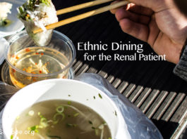 Ethnic Dining For the Renal Patient
