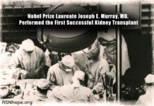 Joseph E. Murry performed first successful kidney transplant