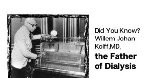 Willem J Kolff, MD - Inventor of Dialysis Machine