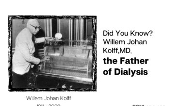 Willem J Kolff, MD - Inventor of Dialysis Machine