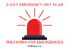 3-Day Emergency Diet Plan-Preparing for Emergencies