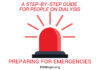 prepare for emergencies - A Step-by-Step Guide for People on Dialysis