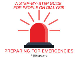 prepare for emergencies - A Step-by-Step Guide for People on Dialysis