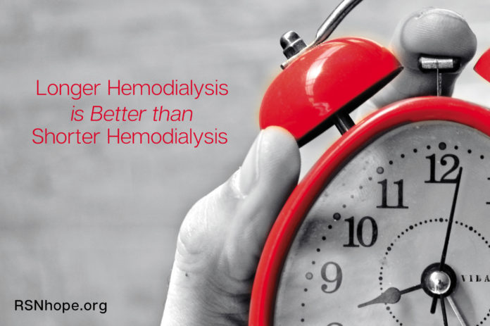 Longer Hemodialysis is Better than Shorter Hemodialysis