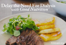 Delay the Need For Dialysis With Good Nutrition