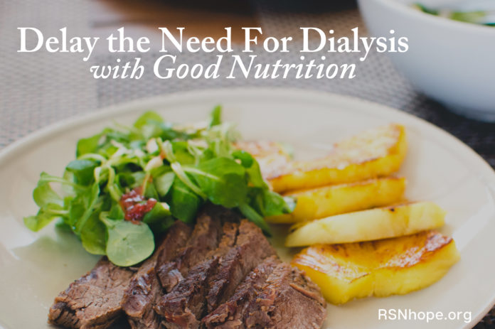 Delay the Need For Dialysis With Good Nutrition