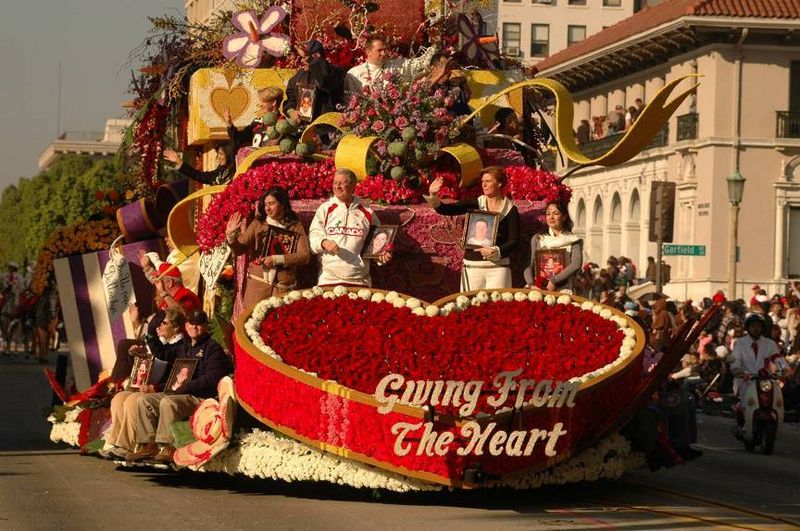 Donate Life Rose Parade Float 