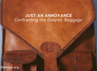 Confronting the Dialysis Baggage positive attitude