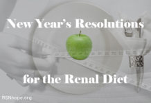 New Years Resolutions for the Renal Diet