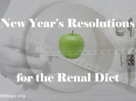 New Years Resolutions for the Renal Diet