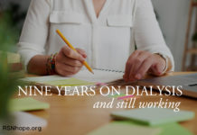 Nine Years on Dialysis and Still Working