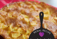 Renal Recipe- Apple Cake