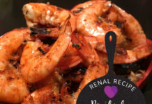 Renal Recipe-Broiled Garlic Shrimp