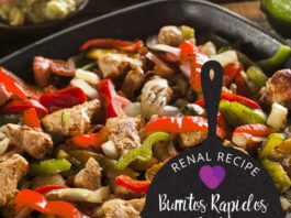 kidney friendly fajitas recipe