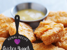 Renal Recipe-Chicken Nuggets and Honey Mustard