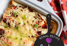 Renal Recipe-Chicken Enchiladas