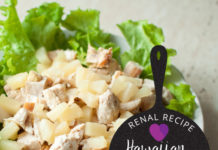 Renal Recipe-Hawaiian Chicken Salad