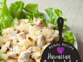 Renal Recipe-Hawaiian Chicken Salad