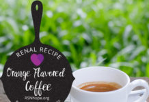 Renal Recipe-Orange Flavored Coffee