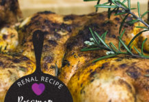Renal Recipe-Rosemary Chicken