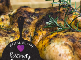 Renal Recipe-Rosemary Chicken