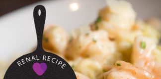 Renal Recipe-Shrimp Scampi