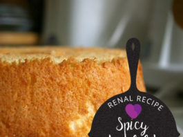 Renal Recipe-Spicy Angel Cake