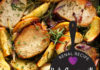 Renal Recipe-Spicy Pork Chops with apple and onion