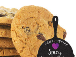 Renal Recipe-Spicy Raisin Cookies