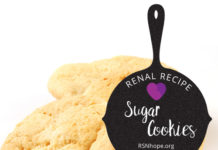 Renal Recipe-Sugar Cookies