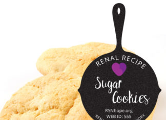 Renal Recipe-Sugar Cookies