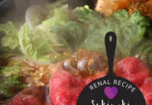 Renal Recipe-Sukiyaki and Rice
