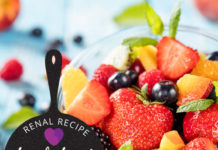 renal diet fresh fruit Compote