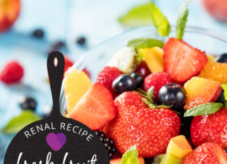 renal diet fresh fruit Compote