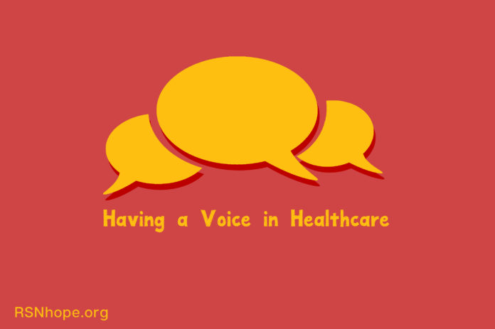 Having a Voice in Healthcare