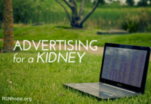 Advertising for a Kidney
