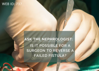 Reverse a Failed Fistula - ask the nephrologist