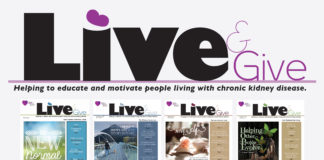Live&Give newsletter for people with kidney disease