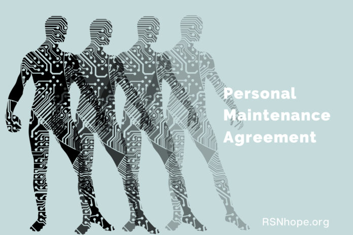 Personal Maintenance Agreement