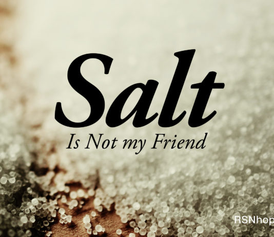 Reducing or avoiding sodium intake