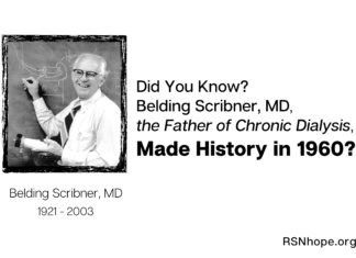 Belding Scribner, MD, the Father of Chronic Dialysis