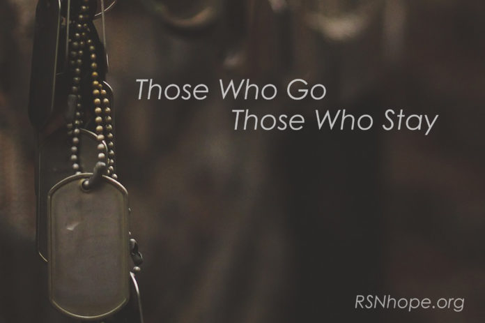 Those who stay those who go -poem by Jim Dineen