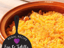 Megas - Renal Diet - Egg and Tortilla Skillet Breakfast