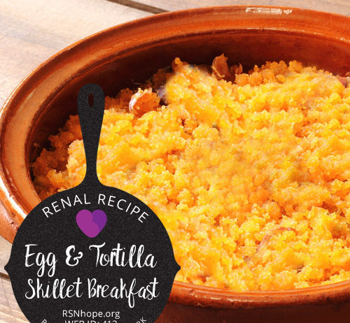 Megas - Renal Diet - Egg and Tortilla Skillet Breakfast