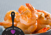 renal diet - renal recipe - Marinated Shrimp