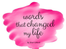 words that changed my life