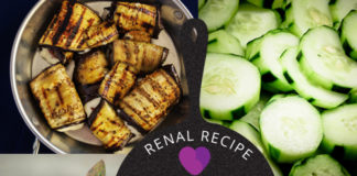 renal diet - Grilled Vegetables - renal recipes